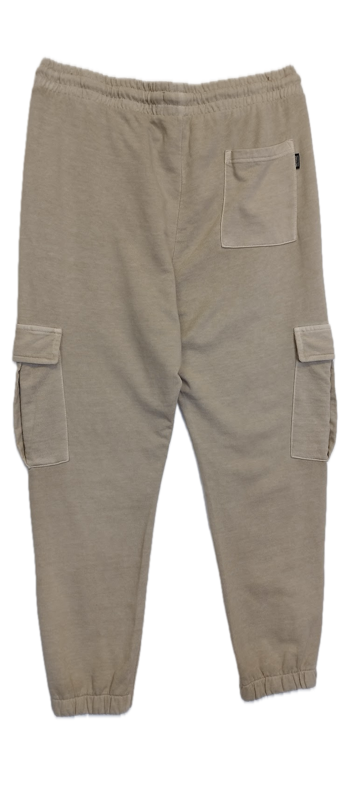 Beige Cargo Sweatpants