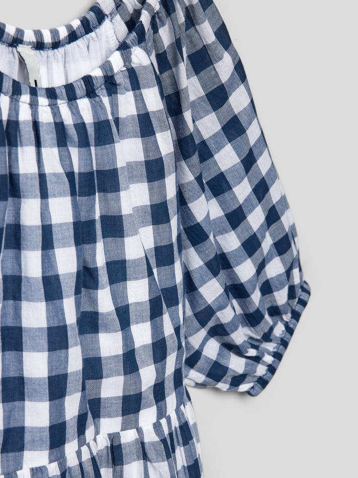 Womens Mini Dress - Blue