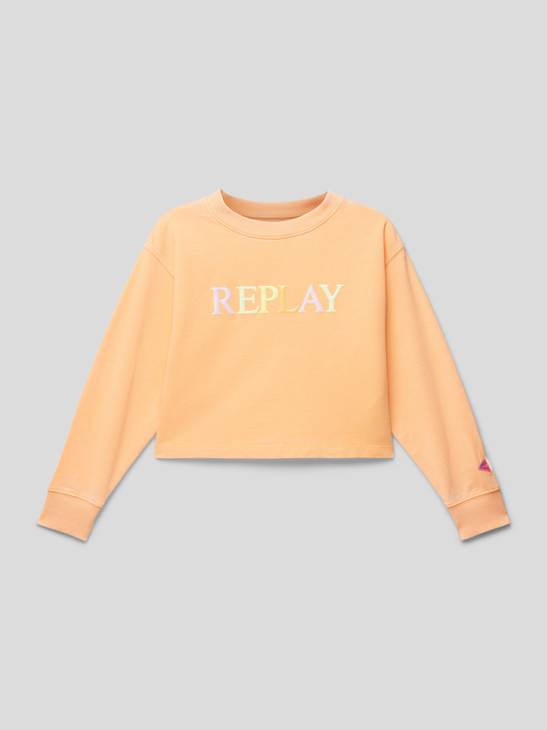 Girls Sweatshirt - Orange / Multi