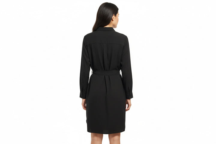 Melna midi kleita