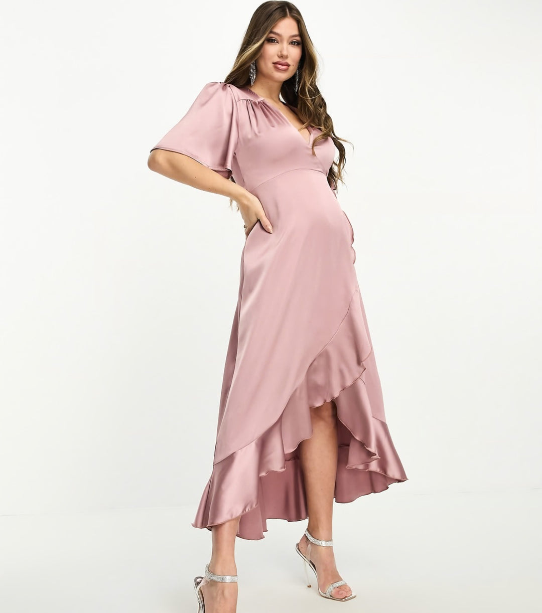 Pink Midi Dress