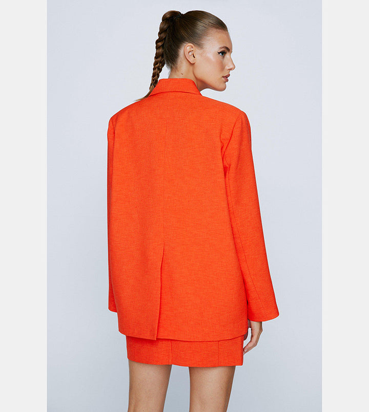 Asymmetric Single Breasted Blazer