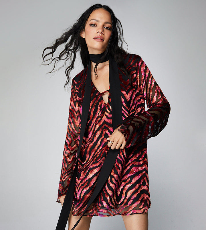 Animal Devore V veida kleita