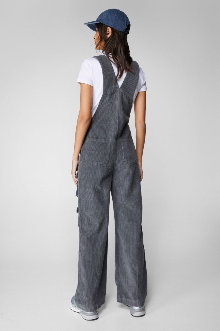 Corduroy Cargo Dungarees