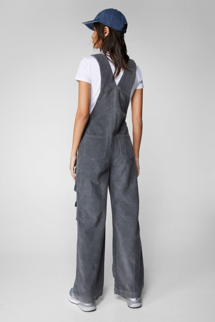 Corduroy Cargo Dungarees