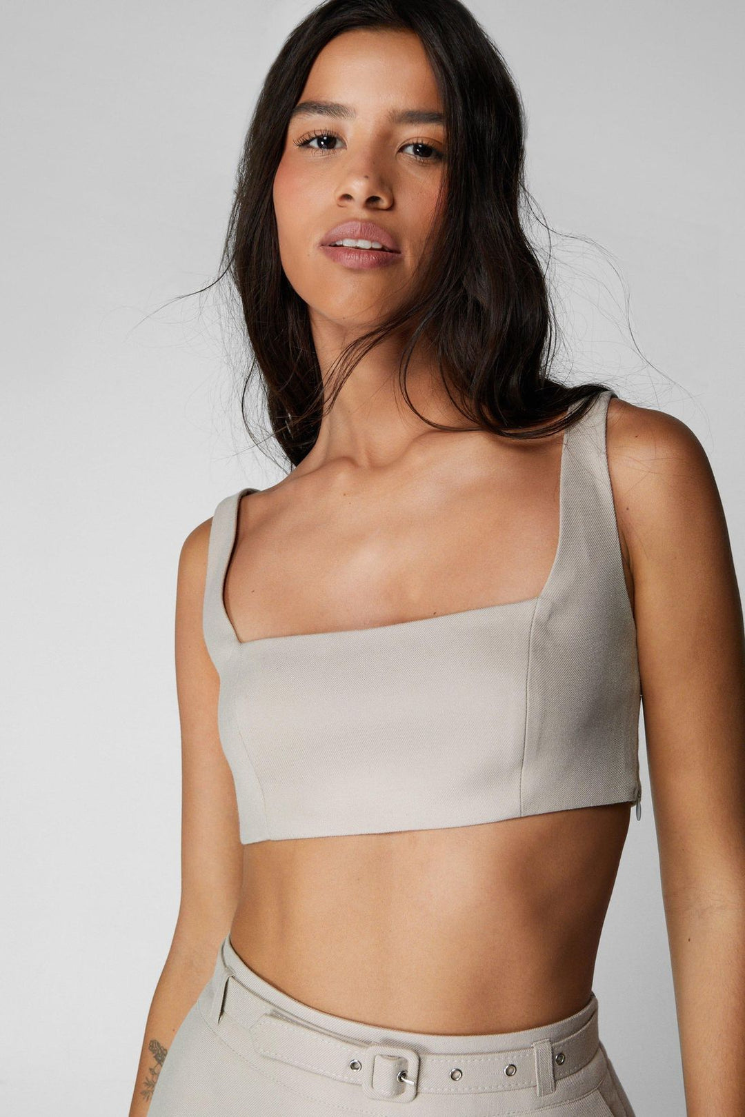 Premium Tailored Twill Bralette