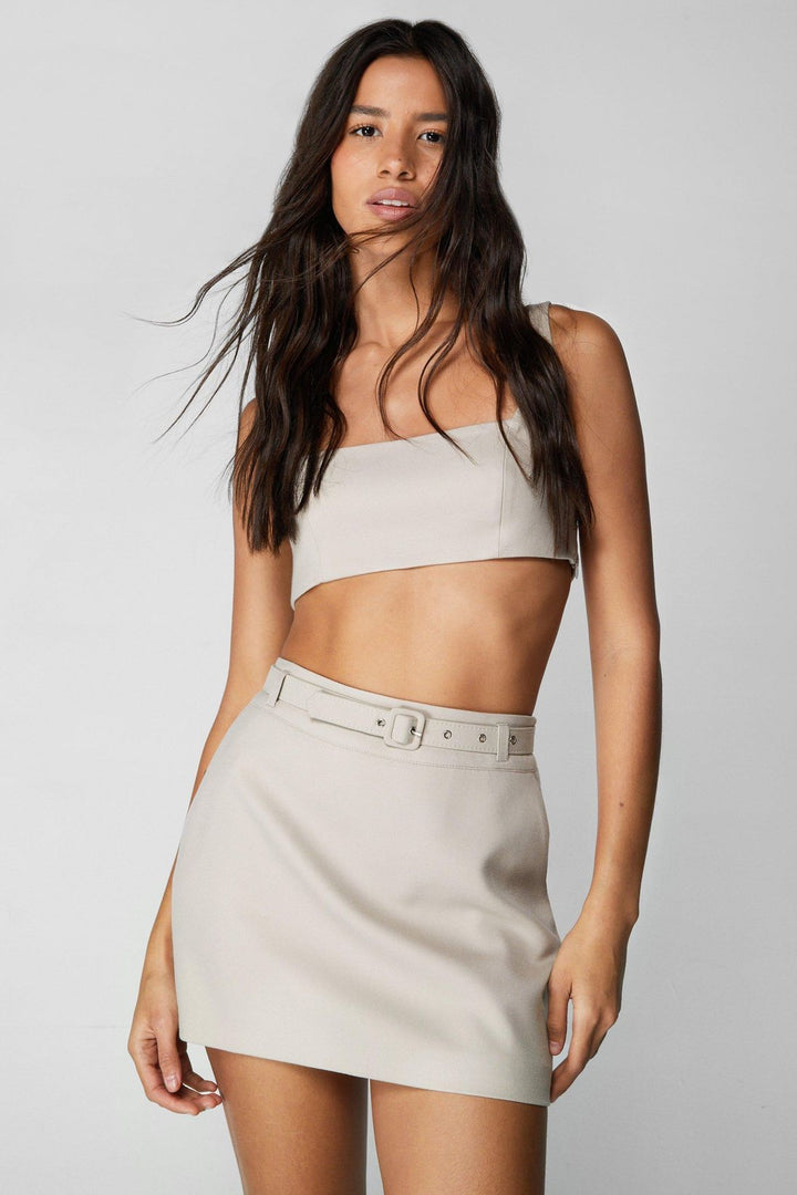 Premium Tailored Twill Bralette