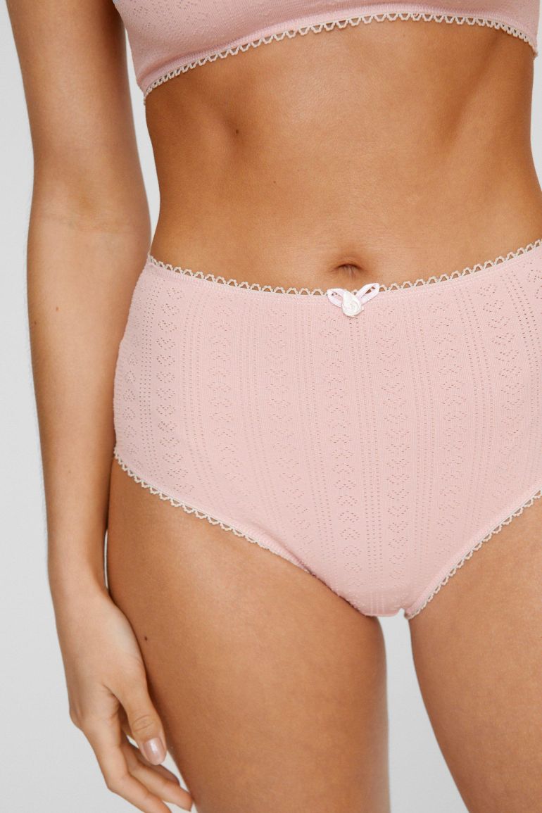 Rozā bezšuvju stringi