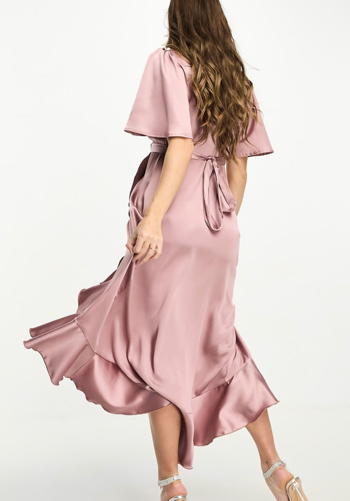 Pink Midi Dress