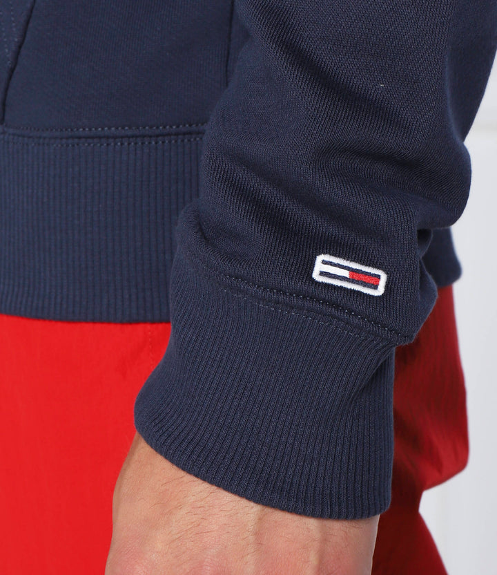 Tommy Jeans TJM sporta krekls ar rāvējslēdzēju