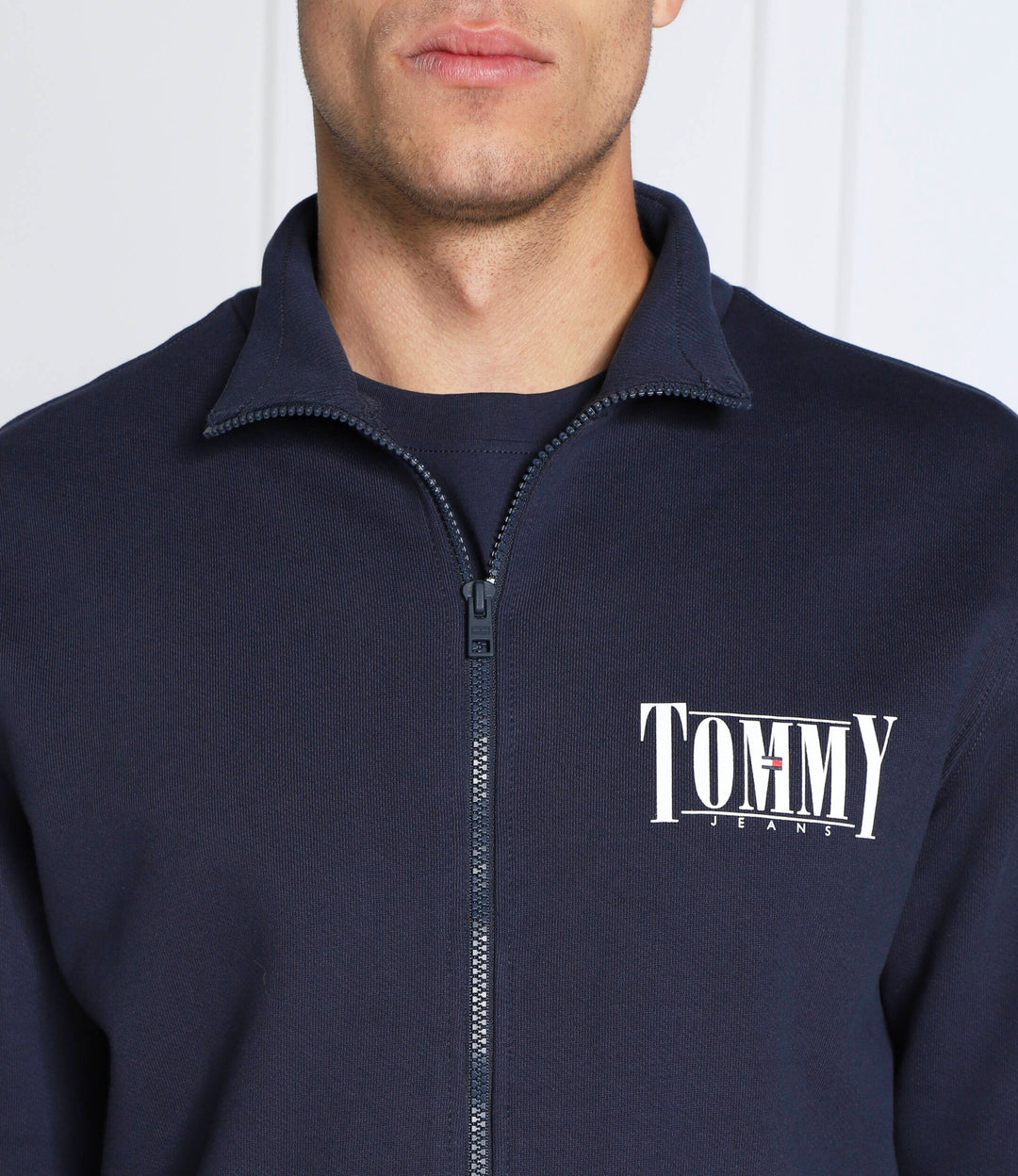 Tommy Jeans TJM sporta krekls ar rāvējslēdzēju