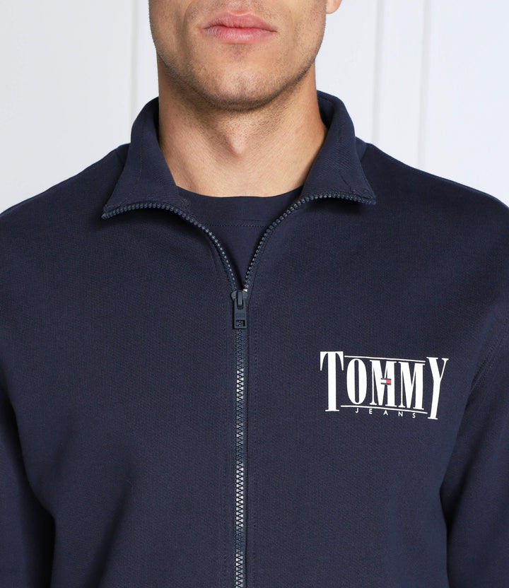 Tommy Jeans TJM sporta krekls ar rāvējslēdzēju
