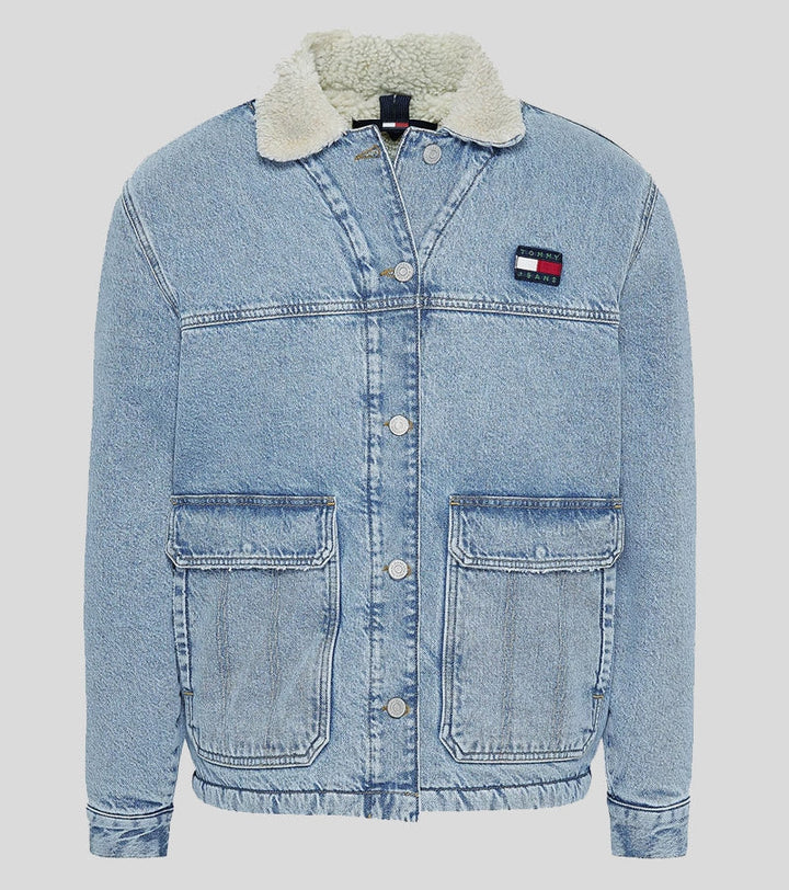 Tommy Jeans Sherpa Lined Denim Jacket