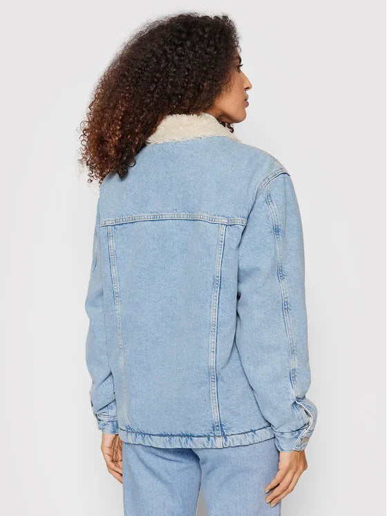 Tommy Jeans Sherpa Lined Denim Jacket