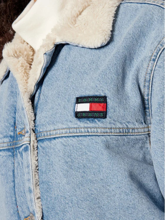 Tommy Jeans Sherpa Lined Denim Jacket