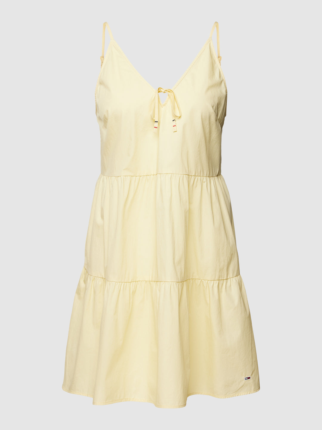 Tommy Jeans Poplin Tiered Strappy Mini Dress