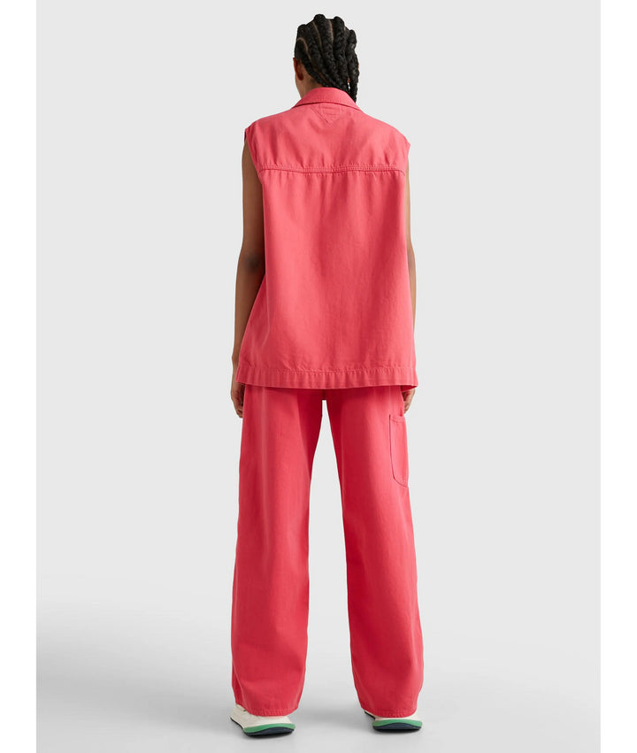 Tommy Jeans Women's Flash Pink Oversized Vest