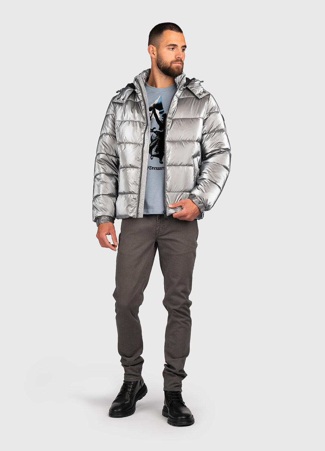 Mens Jacket - Silver