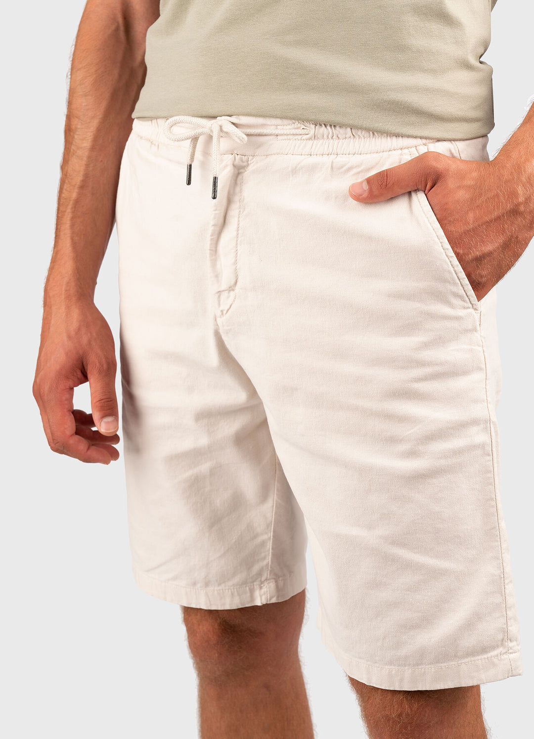 Mens Shorts - Beige