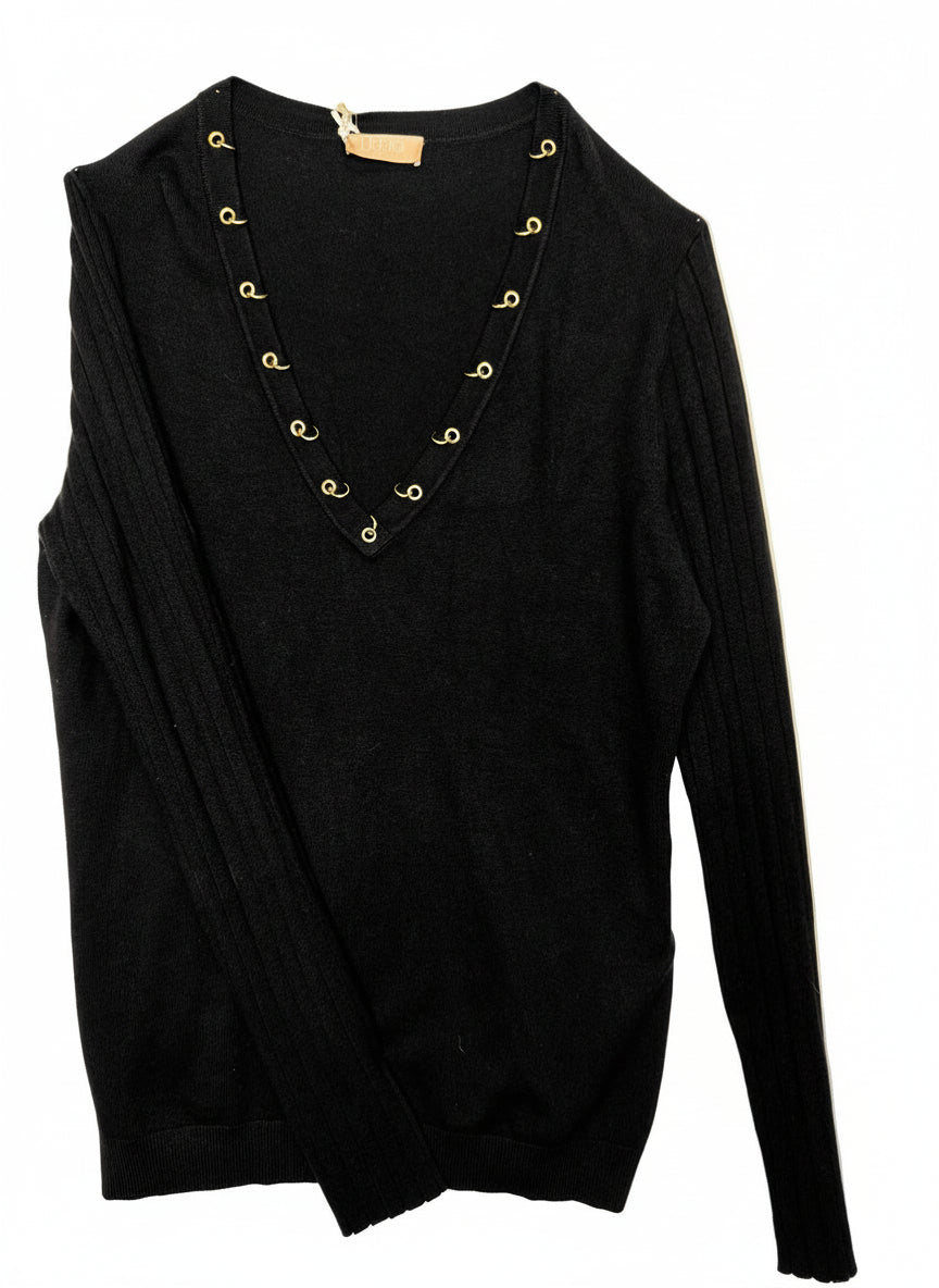 Off-Shoulder Ribbed Sweater