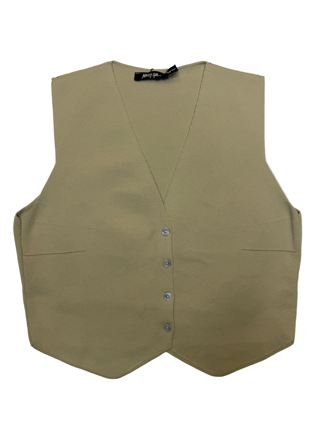 Tailored Button Front Vest