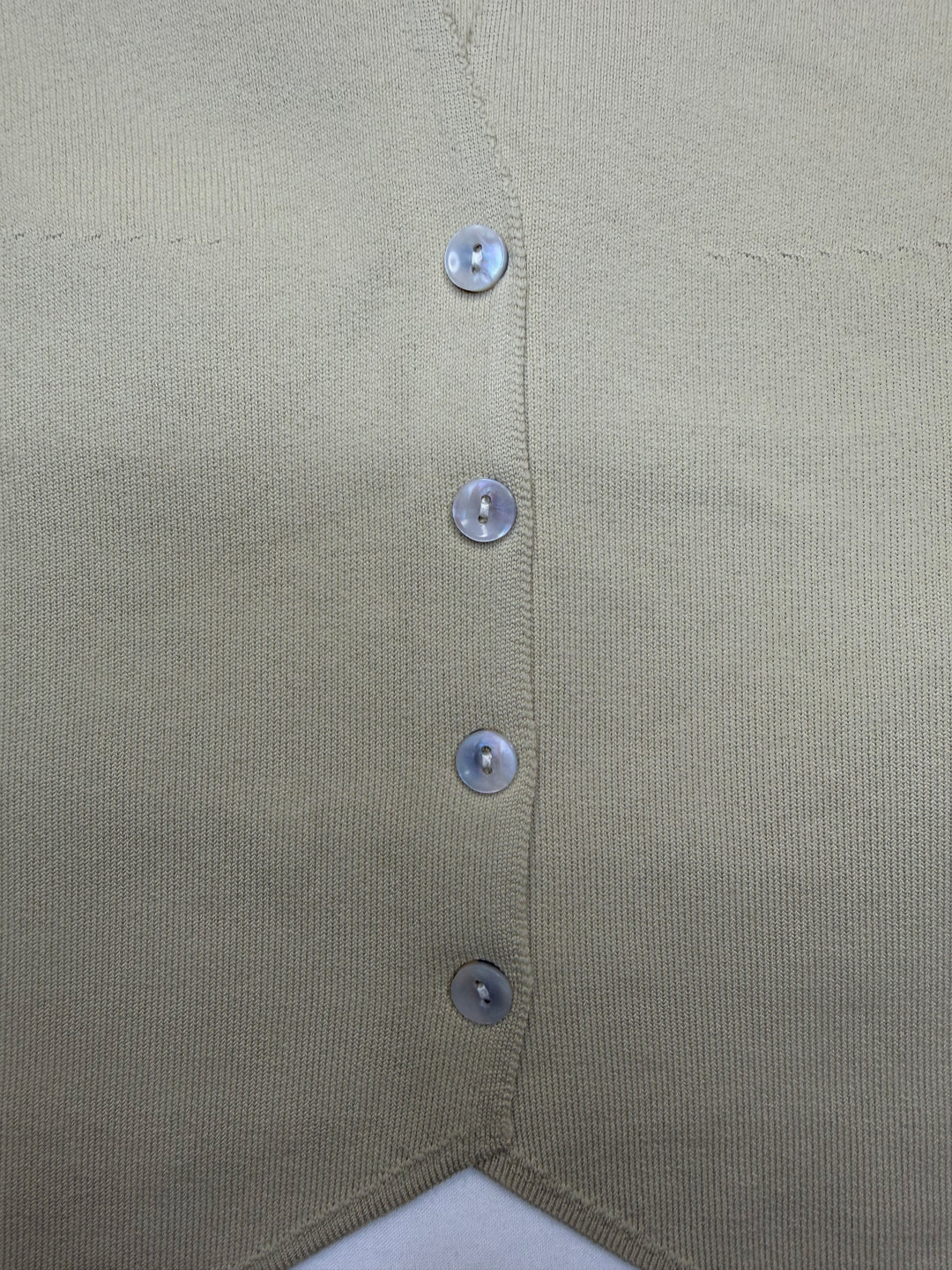 Tailored Button Front Vest
