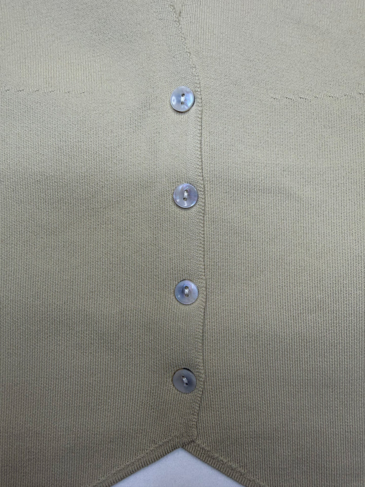 Tailored Button Front Vest