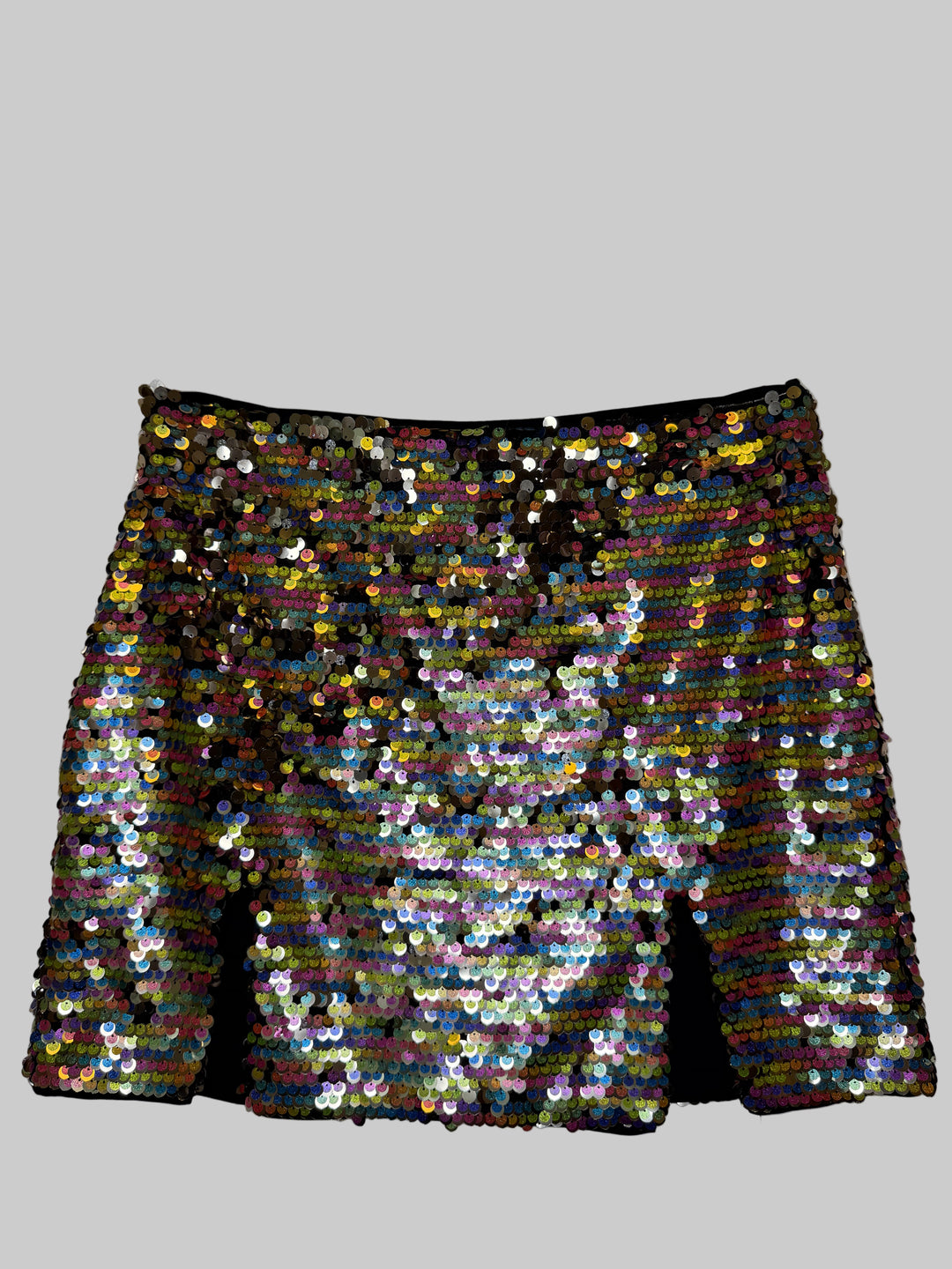 Multicolor Sequin Mini Skirt