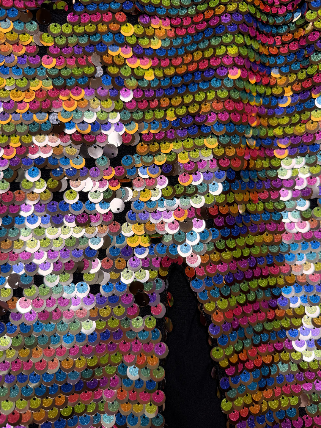 Multicolor Sequin Mini Skirt