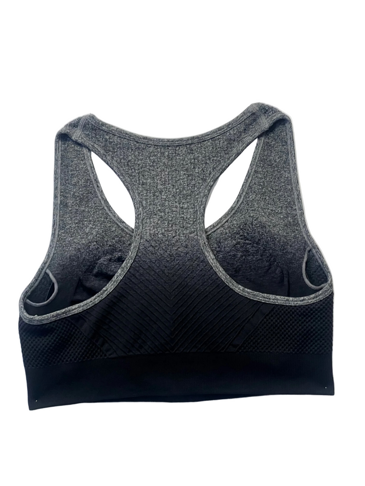 Pelēks sporta krūšturis