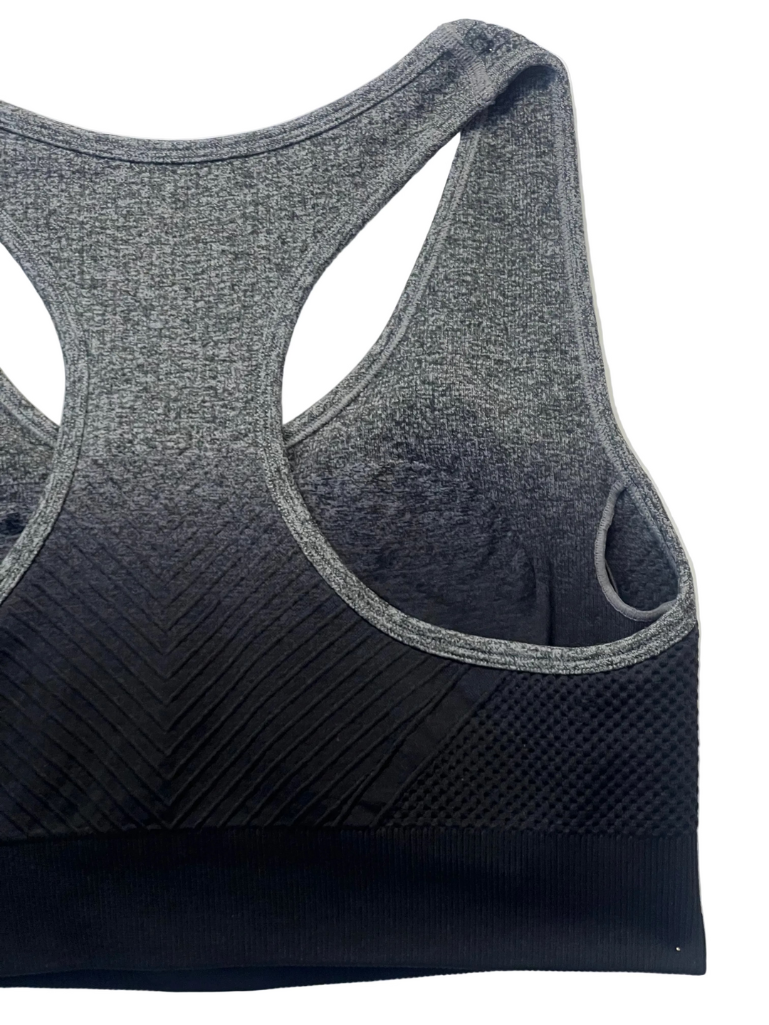 Pelēks sporta krūšturis