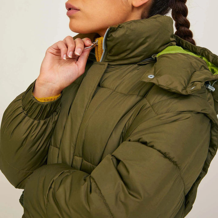 Women's JJXX Dark Olive Puffer