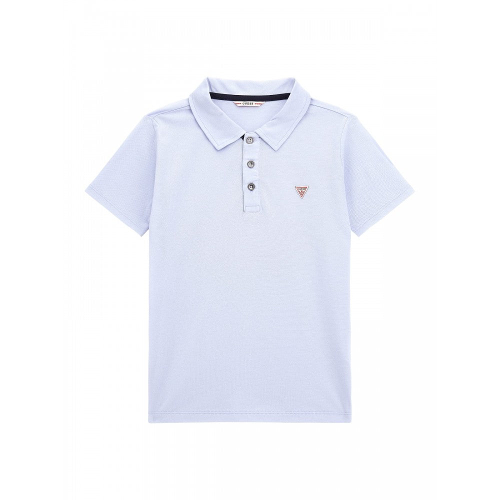 Zēnu kokvilnas T-krekls ar logotipu