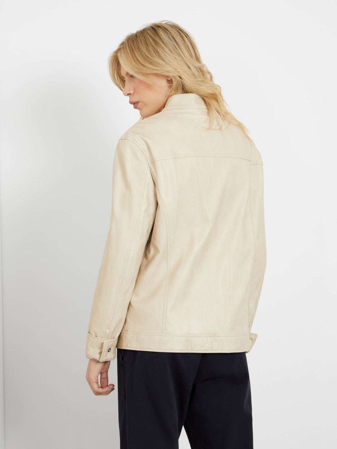 Faux Leather Biker Jacket