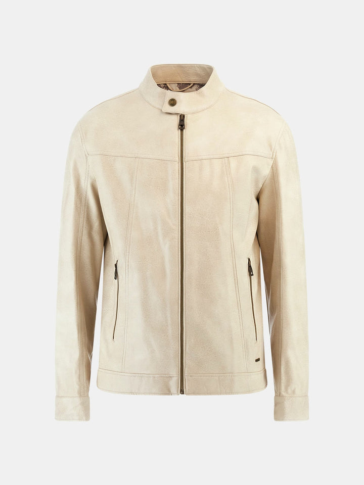 Faux Leather Biker Jacket