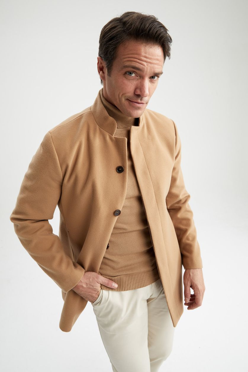 Men Coat - Beige