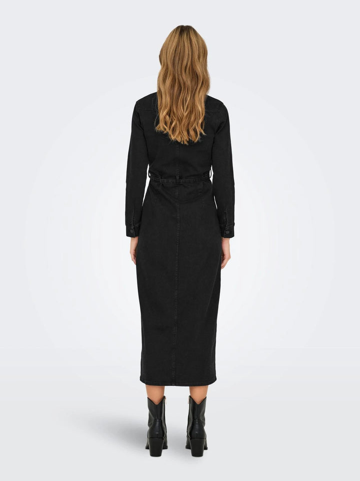 Washed Black Women's Dress