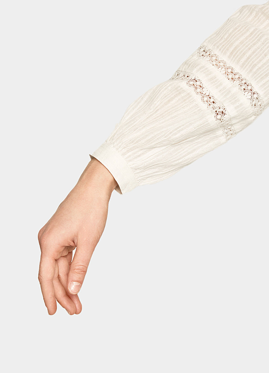 Eyelet Ruffle Blouse