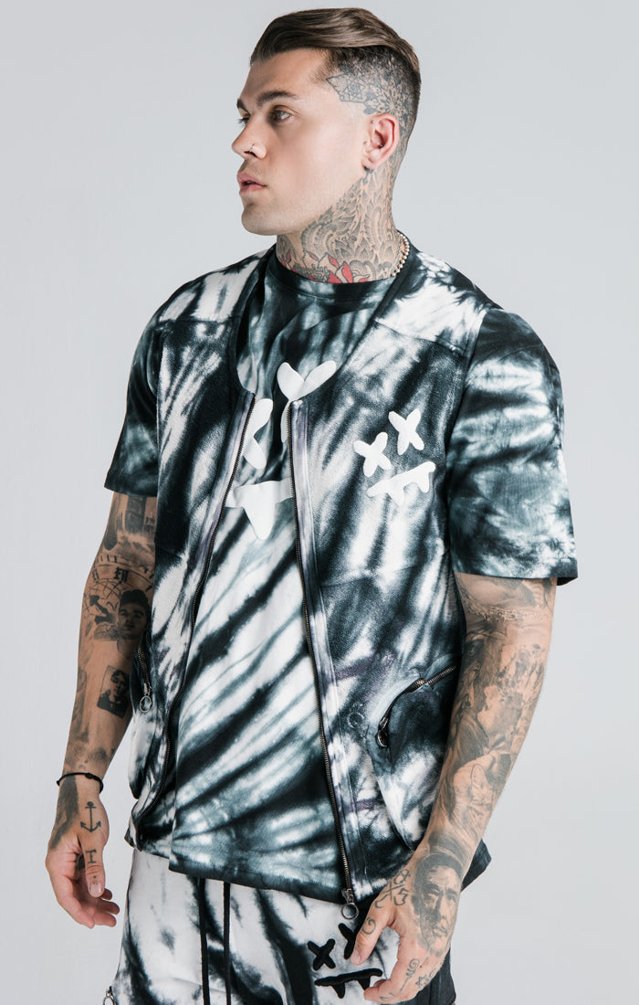 Mens Vest - Black / White