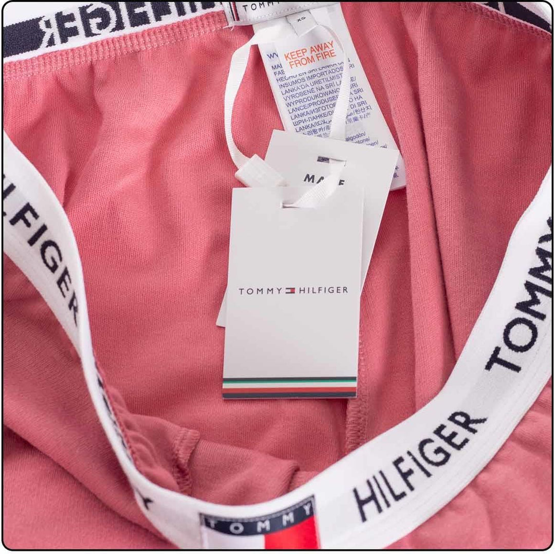 Tommy Hilfiger Lounge Trousers Pink White Women