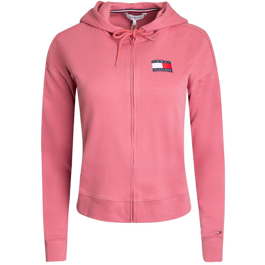 Tommy Hilfiger Women's Full Zip Hoodie Pink