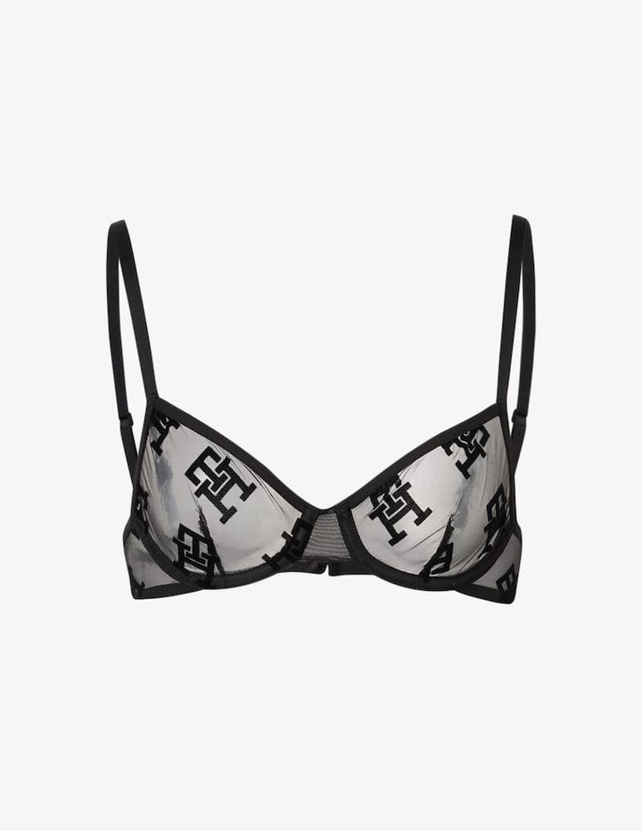 Tommy Hilfiger Monogram Mesh Underwired Bra