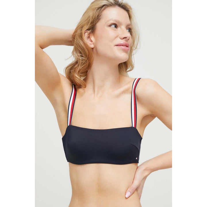 Tommy Hilfiger Signature Tape Underwired Bandeau Bikini Top