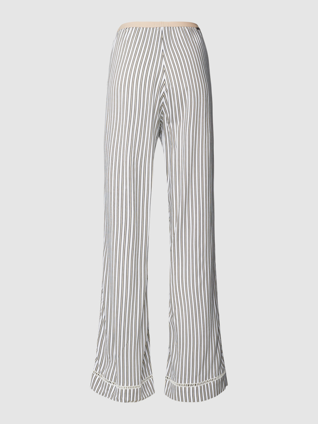Tommy Hilfiger Pajama pants with striped pattern in beige