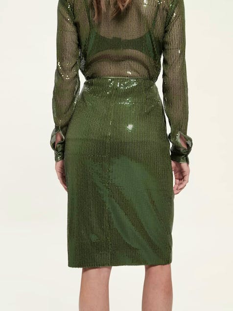 Sequin Midi Skirt