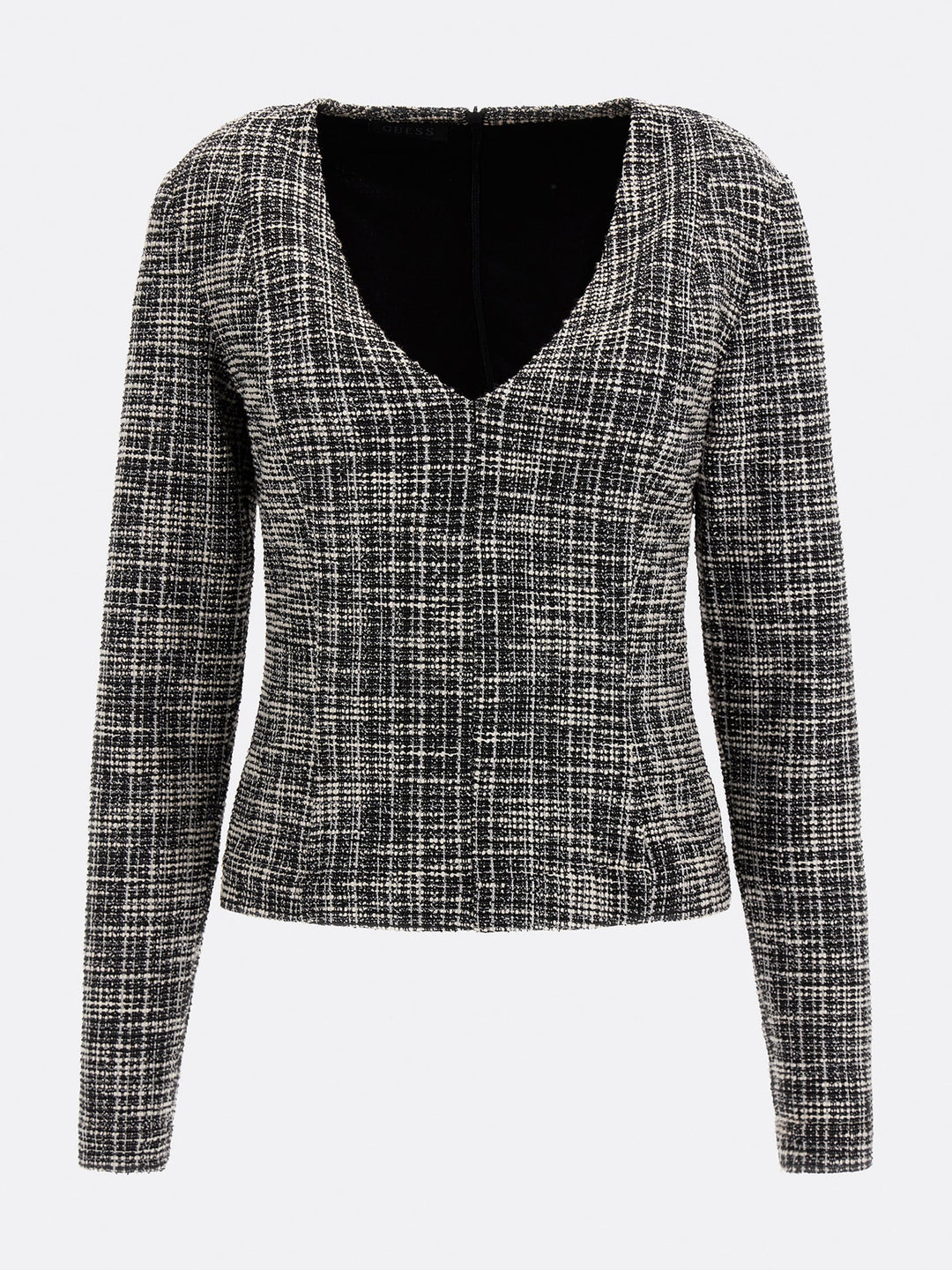 Textured Tweed Blouse