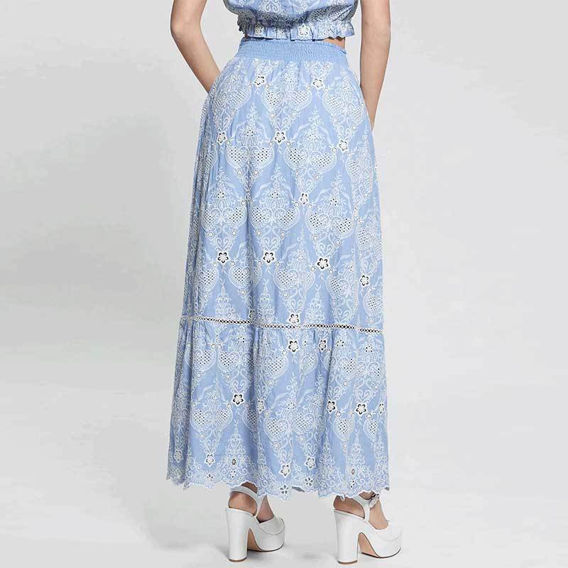 Izšūti maksi svārki