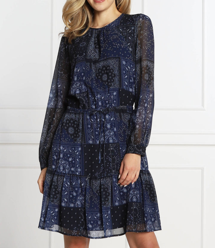 Tommy Hilfiger Paisley Print Fit & Flare Dress