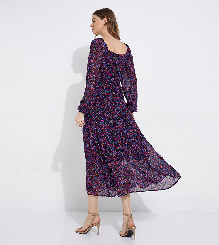 Tommy Hilfiger ziedu raksta sasienamā kleita