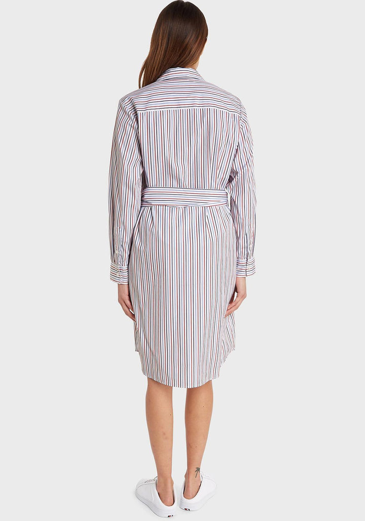 Tommy Hilfiger Striped Mini Shirt Dress